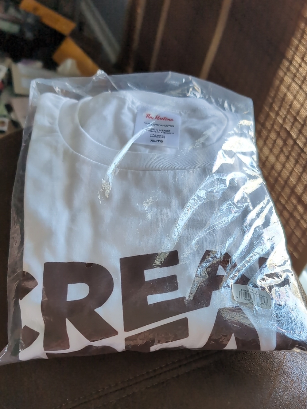 🍁Tim Hortons Double Double UNISEX White Tee